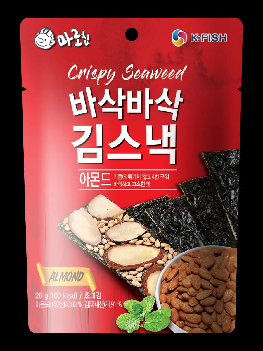 바삭바삭 김스낵-아몬드