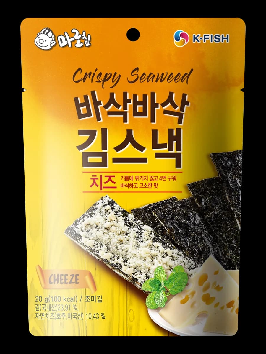 바삭바삭 김스낵-치즈